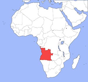 Lage Angola