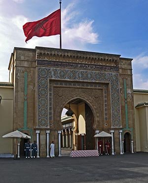 Der Königspalast in Rabat
