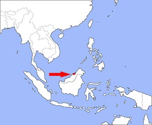 Lage Brunei