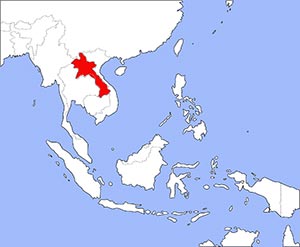 Lage Laos