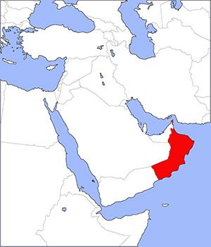 Lage Oman