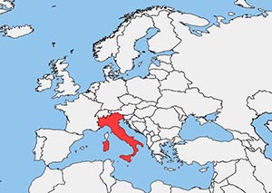Lage Italien