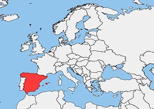 Lage Spanien