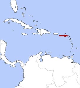 Lage Antigua und Barbuda