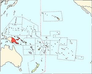 Lage Papua-Neuguinea