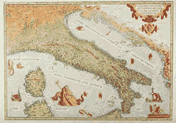 Alte Karte Italien