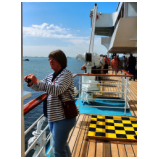 Auf dem Promenaden-Deck