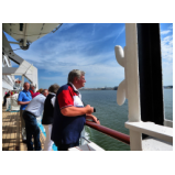 Auf dem Promenaden-Deck