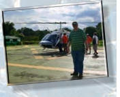 Helikopter zum Flug über Iguassu