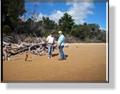 Am Strand von Silverleaves