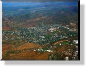 Auf dem Flug von Darwin nach Alice Springs