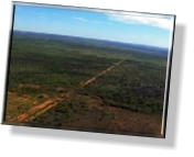 Auf dem Flug von Darwin nach Alice Springs