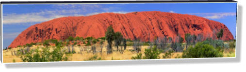 Panaromabild von Uluru - Ayers Rock
