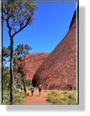 Umrundung des Uluru auf dem Base Walk