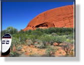 Umrundung des Uluru auf dem Base Walk