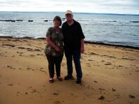 Der Strand hinter dem Haus