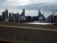 Unterwegs zum Flughafen von Melbourne