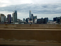Unterwegs zum Flughafen von Melbourne
