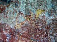 Die schönen Felszeichnungen von Ubirr