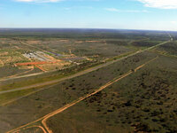 Anflug auf Alice Springs