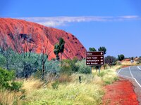 Am Uluru - Ayers Rock