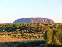 Sonnenuntergang am Uluru