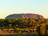 Sonnenuntergang am Uluru
