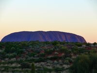 Sonnenuntergang am Uluru
