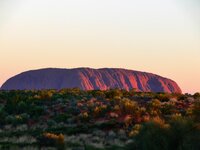 Sonnenuntergang am Uluru