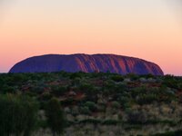 Sonnenuntergang am Uluru