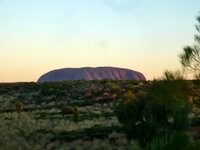 Sonnenuntergang am Uluru