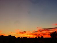 Sonnenuntergang hinter Kata Tjuta