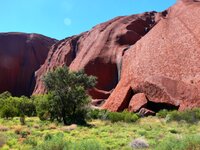 Auf dem Base Walk einmal um den Uluru