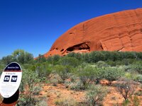 Auf dem Base Walk einmal um den Uluru