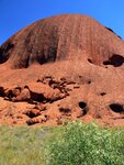 Auf dem Base Walk einmal um den Uluru