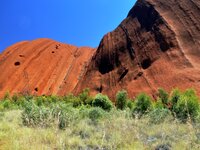 Auf dem Base Walk einmal um den Uluru