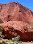 Auf dem Base Walk einmal um den Uluru