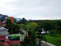 Blick aus dem Hotelfenster