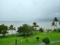 Blick aus dem Hotelfenster