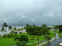 Blick aus dem Hotelfenster