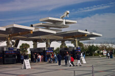 Florida 2003 - Eingang zum Kennedy Space Center