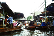 Schwimmender Markt in Damnoen Saduak