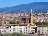 Rastplatz oberhalb von Florenz