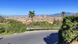Rastplatz oberhalb von Florenz