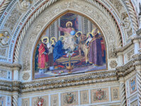 Am Dom in Florenz