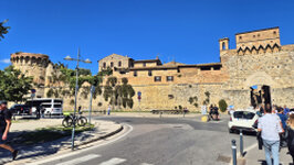 Die Stadtmauer von San Gimignano