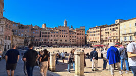 Auf dem Piazza del Campo