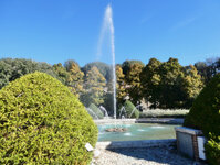 Springbrunnen kurz vor dem Busparkplatz
