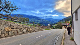 Blick vom Hotel Handl ins Stubaital