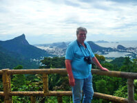 Rio de Janeiro - Blick auf Corcovado und Zuckerhut